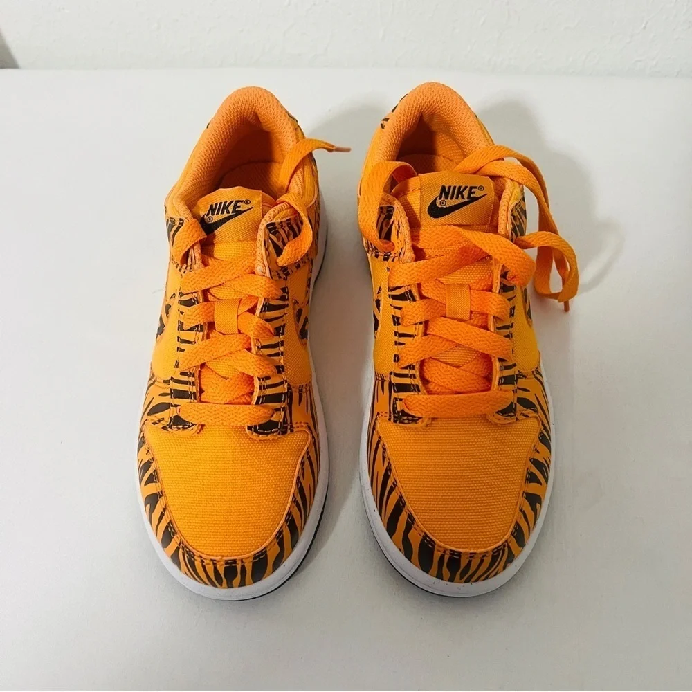Nike Dunk Low Next Nature PS 1Y Kumquat Tiger Stripes DZ5633-800 EUC In Box